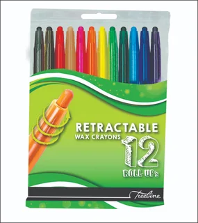 Treeline Retractable Wax Crayons
