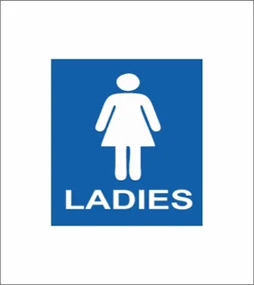 Redfern Sign - Ladies Toilet