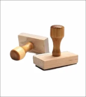 Wood Mount Stamp