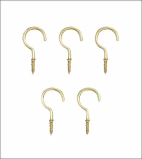 Brass Hooks 25mm