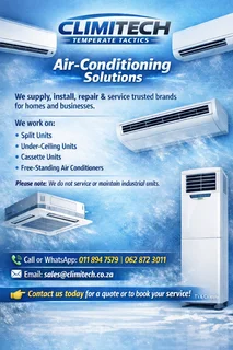 Airconditioning - Ad posted by climitech aircon