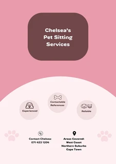 Pet Sitting Services