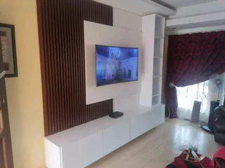 Built-in kitchens, floating Tv stands and wardrobes