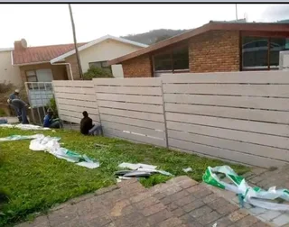 We do nutec gates. Pedestrian gate. Wall extension with nutec cladding .gate motor installation