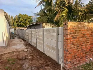 Vibacrete wall and extension