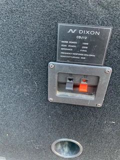 Dixon 12”speaks x2