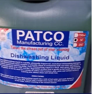 5L Patco dish washing liquid