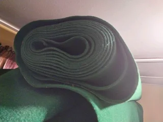 Roll up cricket pitch