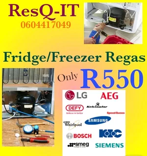 Fridge Regas/repair R550 Durban
