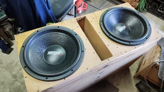2x15 Inch Targa Street Subwoofers In A Spec Tuned Box