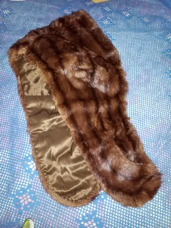 Vintage 1960s Brown Mink Stole Cape Fur