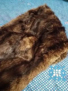 Vintage 1960s Brown Mink Stole Cape Fur