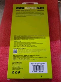 Ringke Tempered Glass Screen Protector for Galaxy S23