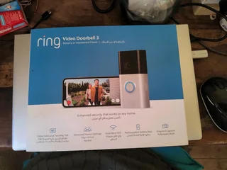 Ring Video Doorbell 3 with 10m Ring Power Cable