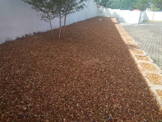 13 N 19mm Brown N Grey Stones And Instant Roll On Lawn And Astro Turf And Paving N Compost