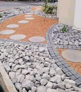 SUPPLY DELIVERY N INSTALLATION OF INSTANT ROLL ON LAWN AND GARDEN PEBBLES STONES AND COMPOST