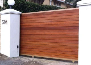 Wooden gates and nutec gates