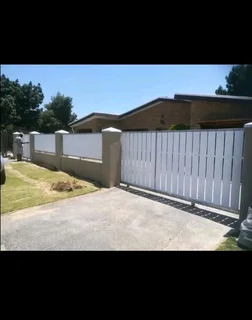 Wood and Nutec inlay gates and fencing