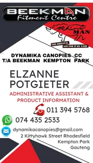 Isuzu 2012-2022 Single Cab High Line White Beekman Canopy