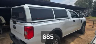 Ranger 2022-2025 Single Cab Lowline White Rhinoman Canopy