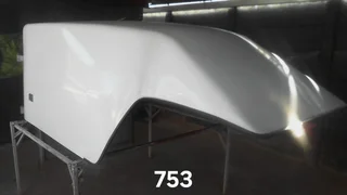 NP200 HALFTON CABOVER WHITE BEEKMAN CANOPY