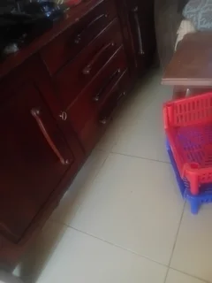 Antique sideboard/ serverb