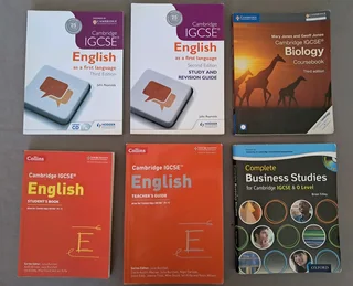 Cambridge books R200 each