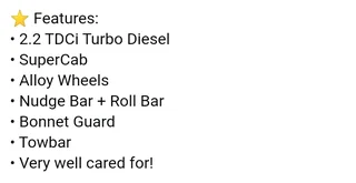 2019 Ford Ranger 2.2TDCi