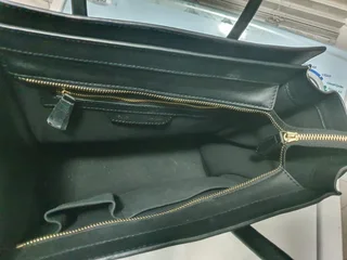 Celine Paris Suede and Leather luggage handbag