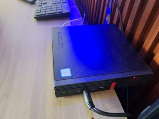 Lenovo think centre mini and screen