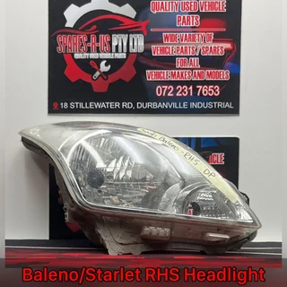 Baleno/Starlet RHS Headlight for sale