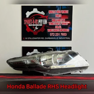 Honda Ballade RHS Headlight for sale
