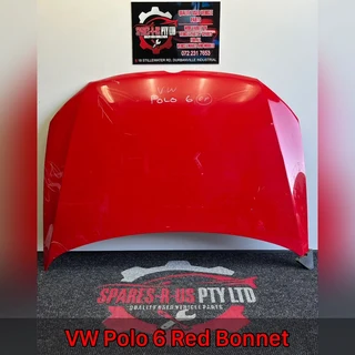 VW Polo 6 Red Bonnet for sale