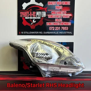 Baleno/Starlet RHS Headlight for sale