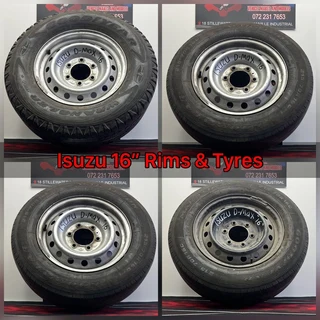 Isuzu 16” Rims and Tyres for sale