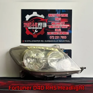Fortuner D4D RHS Headlight for sale