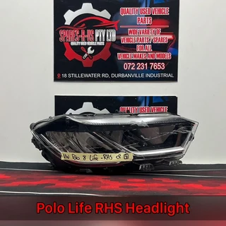 Polo Life RHS Headlight for sale