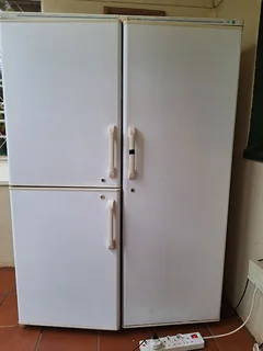 Double door fridge freezer