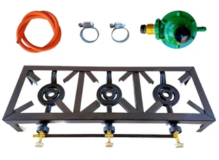 3 Pot Gas Burner