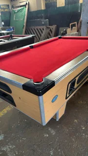 Clean new wooden snooker table for sale