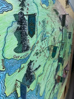 Western Middle Earth in the Third age Map