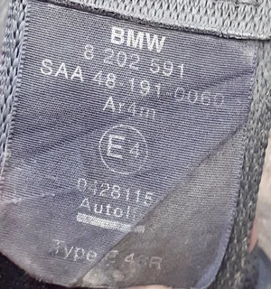 SEAT BELTS &amp; ASSEMBLIES&amp;ADJUSTMENTS BMW 3 E46