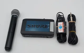 Shure Blx4 Q25 Reciever &amp; Sm58 Dynamic Microphone