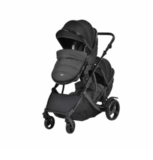 Chelino Platinum Lunar Chrome Twin Pram