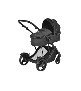 Chelino Platinum Lunar Chrome Twin Pram