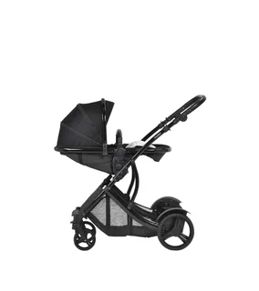 Chelino Platinum Lunar Chrome Twin Pram