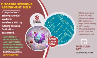 Online Tutoring (math, Engineering Subjects &amp; Physical Science)