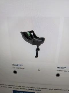 JOIE car seat and ISOFIX base with leg