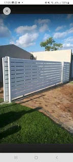 Nutec cladding on existing gates and fencing