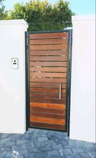 Wood and Nutec Pedestrian and Driveway Gates